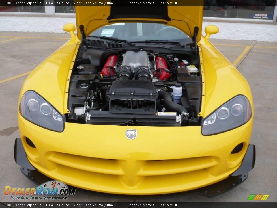 2009 Dodge Viper SRT-10 ACR Coupe Viper Race Yellow / Black Photo #23