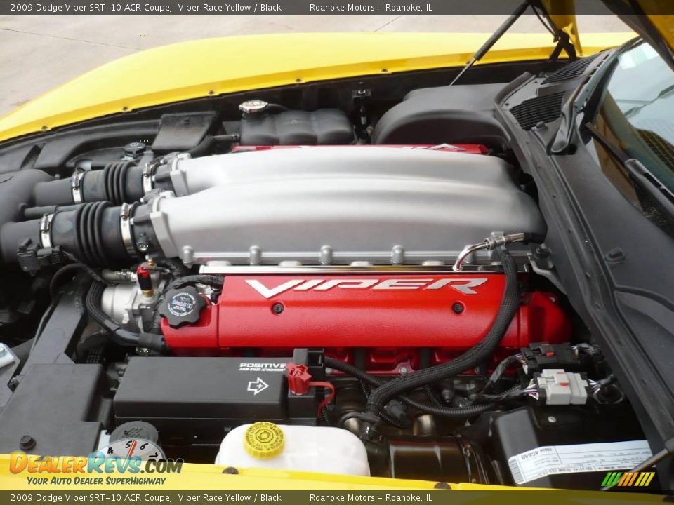 2009 Dodge Viper SRT-10 ACR Coupe Viper Race Yellow / Black Photo #26