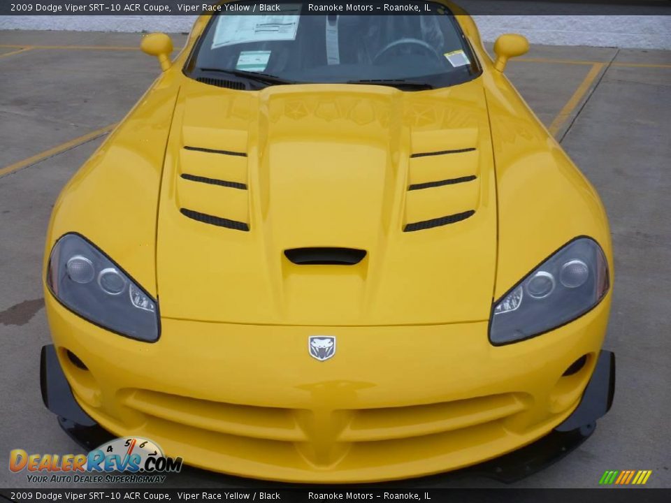 2009 Dodge Viper SRT-10 ACR Coupe Viper Race Yellow / Black Photo #33