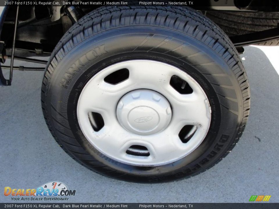 2007 Ford F150 XL Regular Cab Dark Blue Pearl Metallic / Medium Flint Photo #13