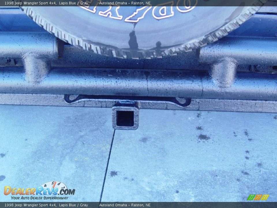 1998 Jeep Wrangler Sport 4x4 Lapis Blue / Gray Photo #9