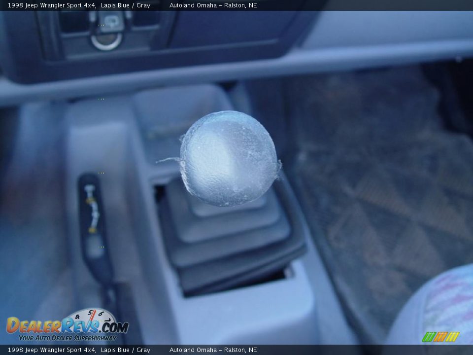 1998 Jeep Wrangler Sport 4x4 Lapis Blue / Gray Photo #13