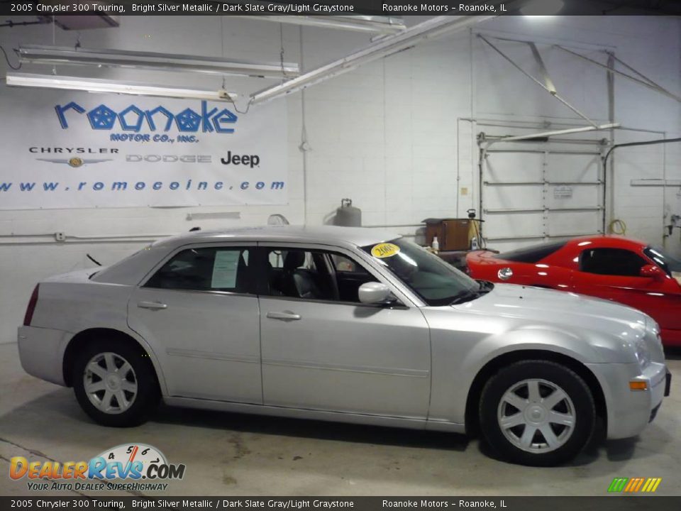 2005 Chrysler 300 Touring Bright Silver Metallic / Dark Slate Gray/Light Graystone Photo #1