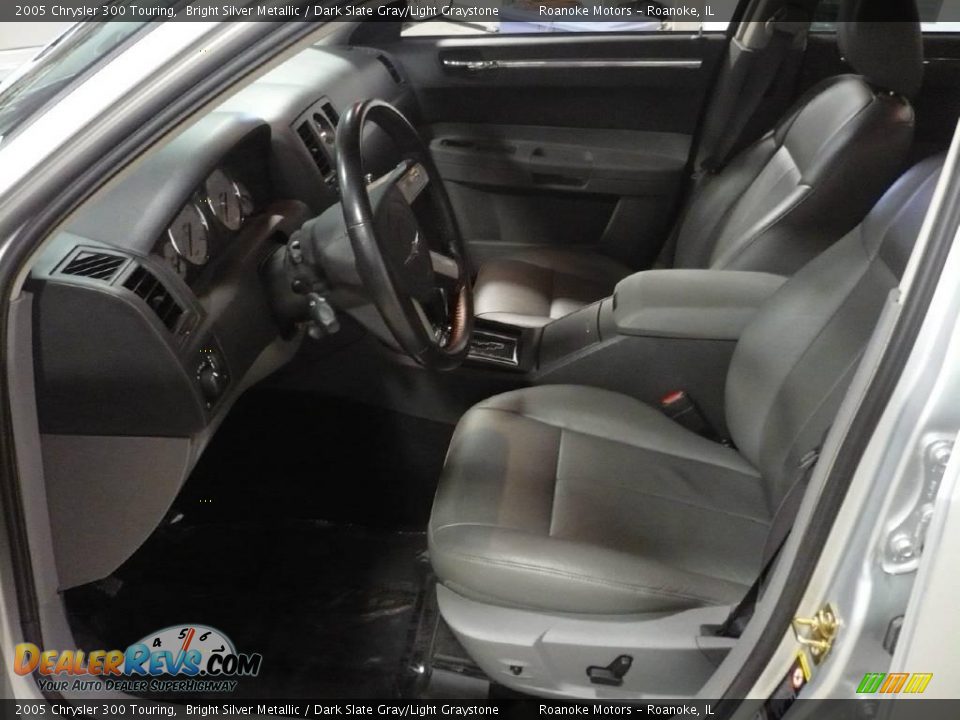 2005 Chrysler 300 Touring Bright Silver Metallic / Dark Slate Gray/Light Graystone Photo #3