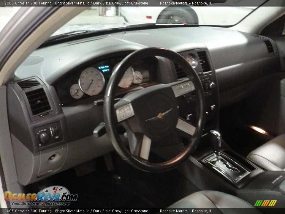 2005 Chrysler 300 Touring Bright Silver Metallic / Dark Slate Gray/Light Graystone Photo #4