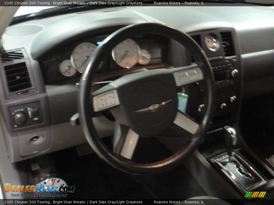 2005 Chrysler 300 Touring Bright Silver Metallic / Dark Slate Gray/Light Graystone Photo #22