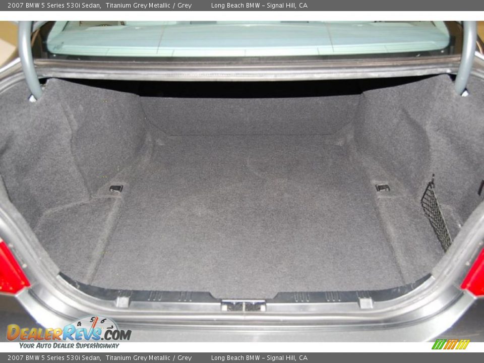 2007 BMW 5 Series 530i Sedan Titanium Grey Metallic / Grey Photo #7