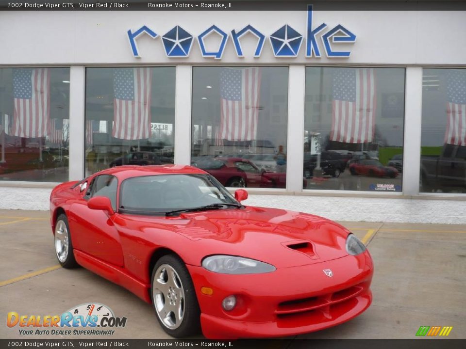 2002 Dodge Viper GTS Viper Red / Black Photo #2