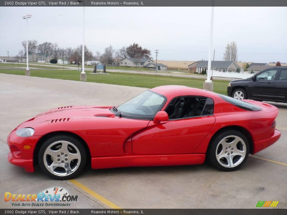 2002 Dodge Viper GTS Viper Red / Black Photo #6