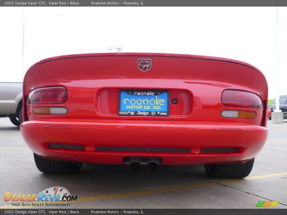 2002 Dodge Viper GTS Viper Red / Black Photo #11