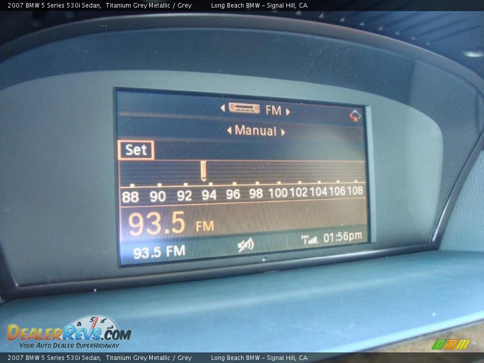 2007 BMW 5 Series 530i Sedan Titanium Grey Metallic / Grey Photo #22