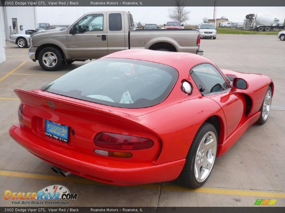2002 Dodge Viper GTS Viper Red / Black Photo #12