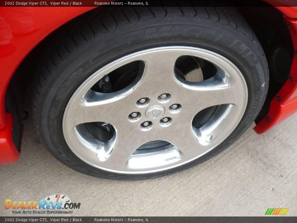 2002 Dodge Viper GTS Viper Red / Black Photo #14