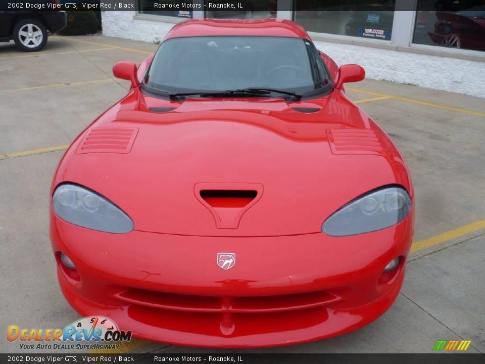2002 Dodge Viper GTS Viper Red / Black Photo #16