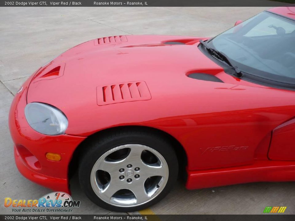 2002 Dodge Viper GTS Viper Red / Black Photo #17