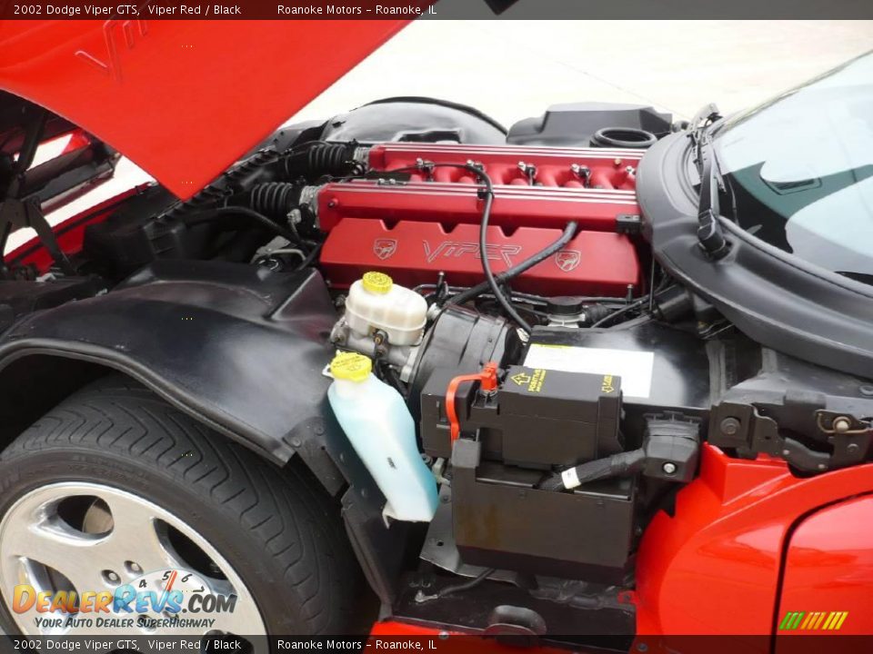 2002 Dodge Viper GTS Viper Red / Black Photo #31