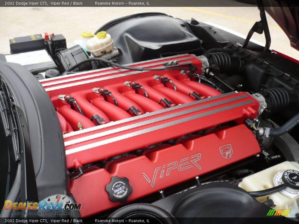 2002 Dodge Viper GTS Viper Red / Black Photo #33
