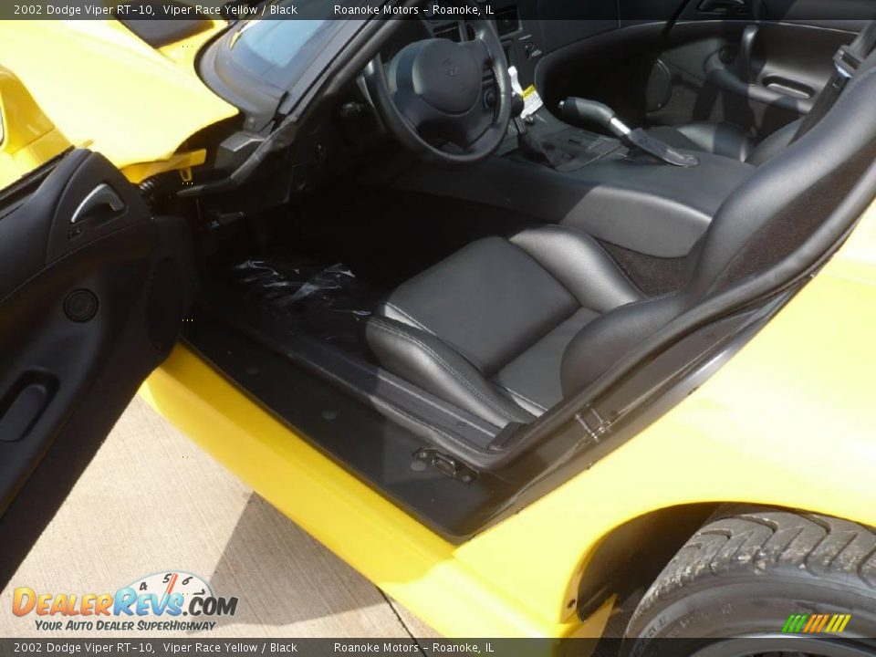 2002 Dodge Viper RT-10 Viper Race Yellow / Black Photo #19