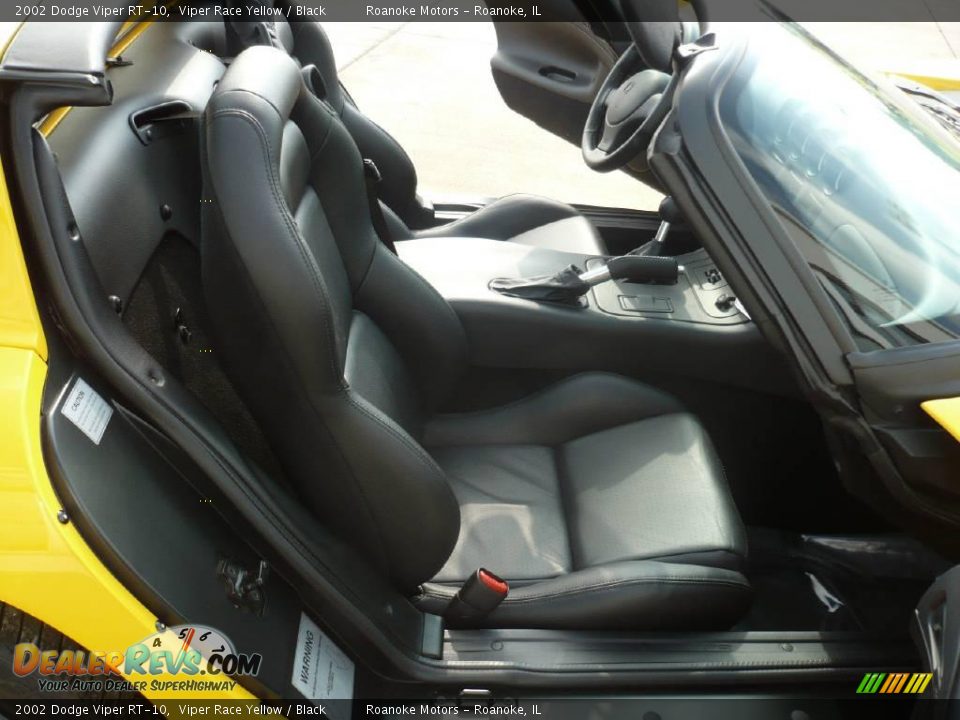2002 Dodge Viper RT-10 Viper Race Yellow / Black Photo #20
