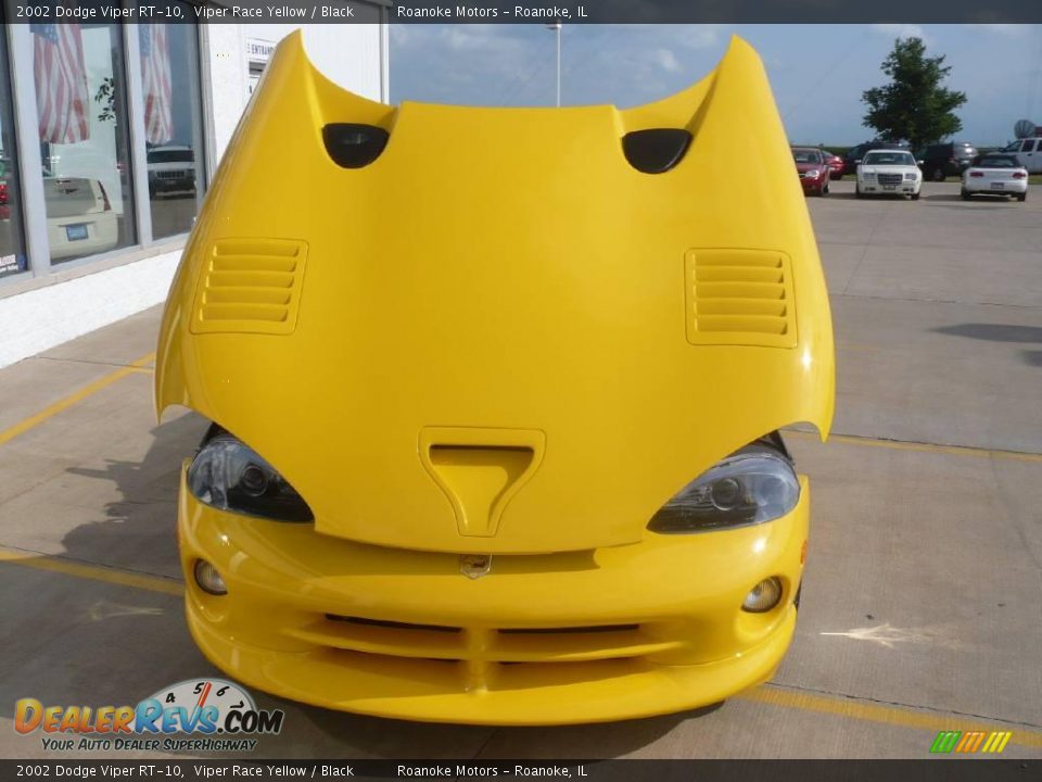 2002 Dodge Viper RT-10 Viper Race Yellow / Black Photo #23