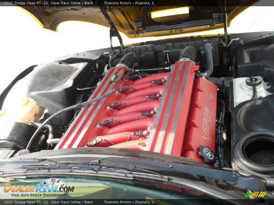 2002 Dodge Viper RT-10 Viper Race Yellow / Black Photo #25