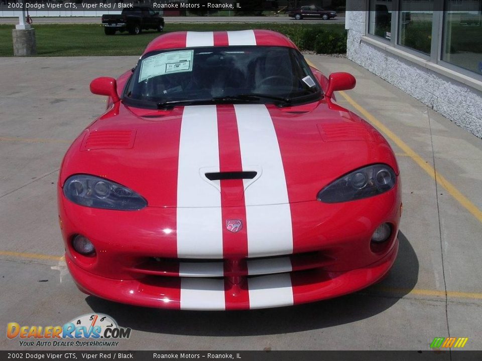 2002 Dodge Viper GTS Viper Red / Black Photo #2