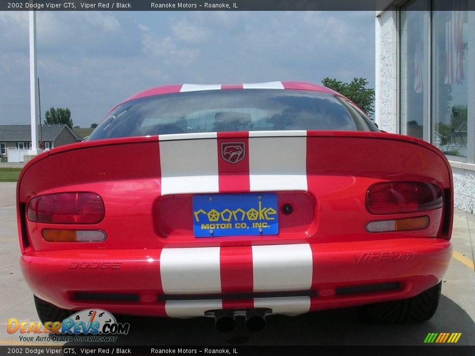2002 Dodge Viper GTS Viper Red / Black Photo #4