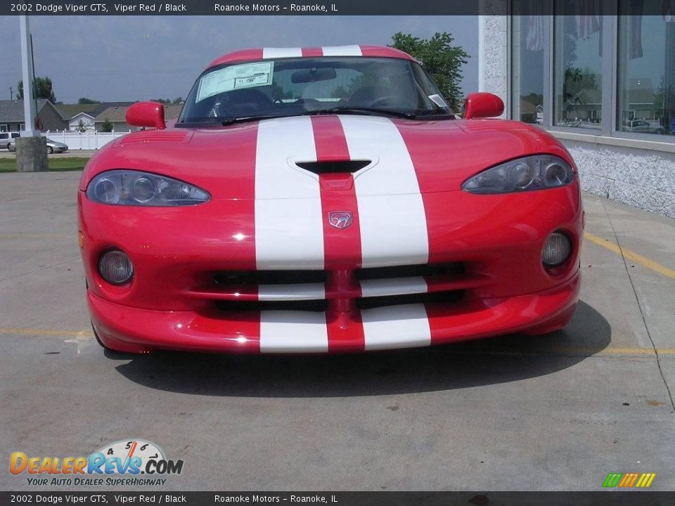 2002 Dodge Viper GTS Viper Red / Black Photo #6