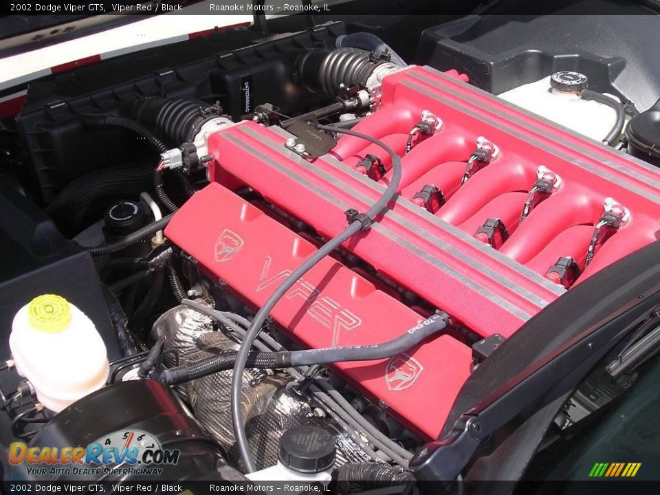 2002 Dodge Viper GTS Viper Red / Black Photo #7