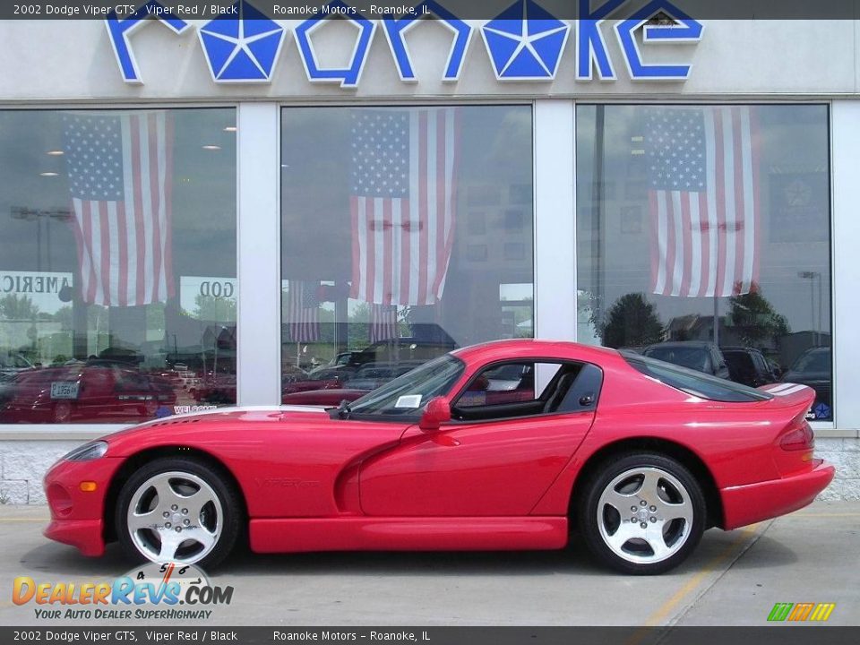 2002 Dodge Viper GTS Viper Red / Black Photo #9