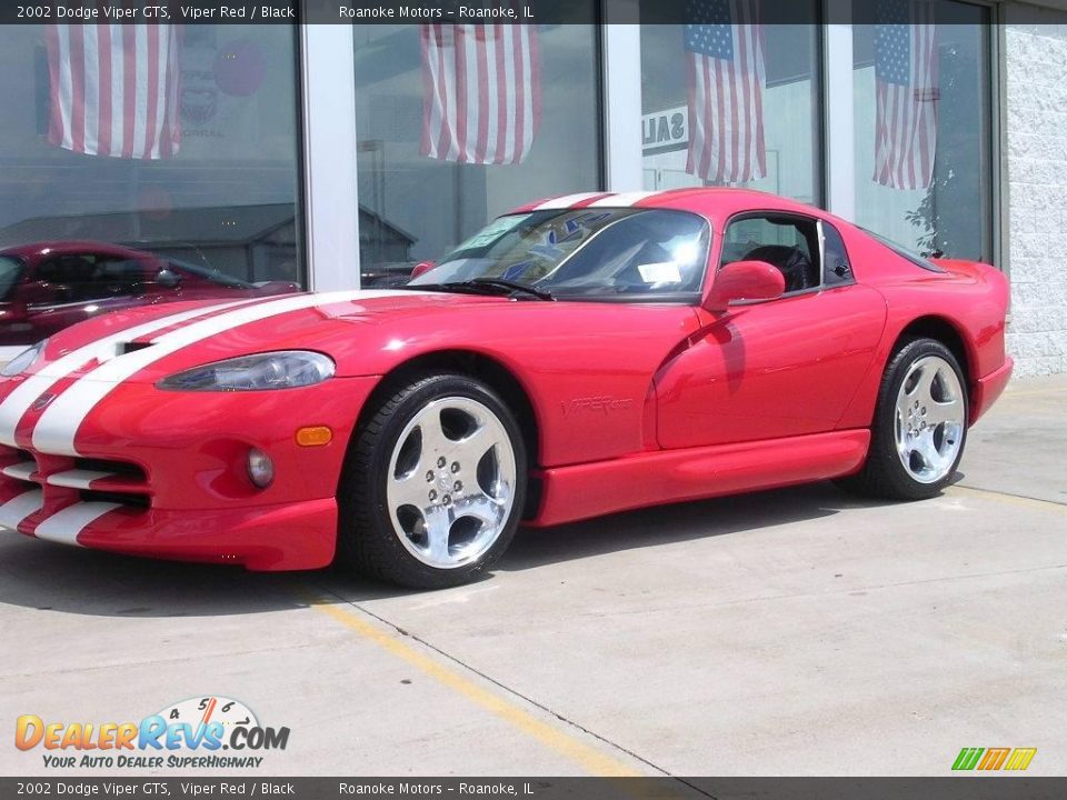 2002 Dodge Viper GTS Viper Red / Black Photo #10