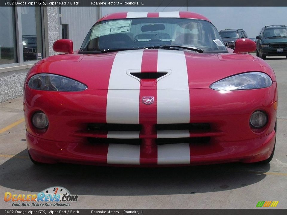 2002 Dodge Viper GTS Viper Red / Black Photo #12
