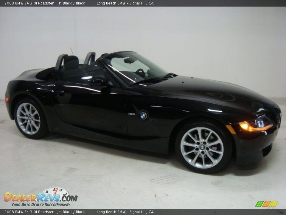 2008 BMW Z4 3.0i Roadster Jet Black / Black Photo #2