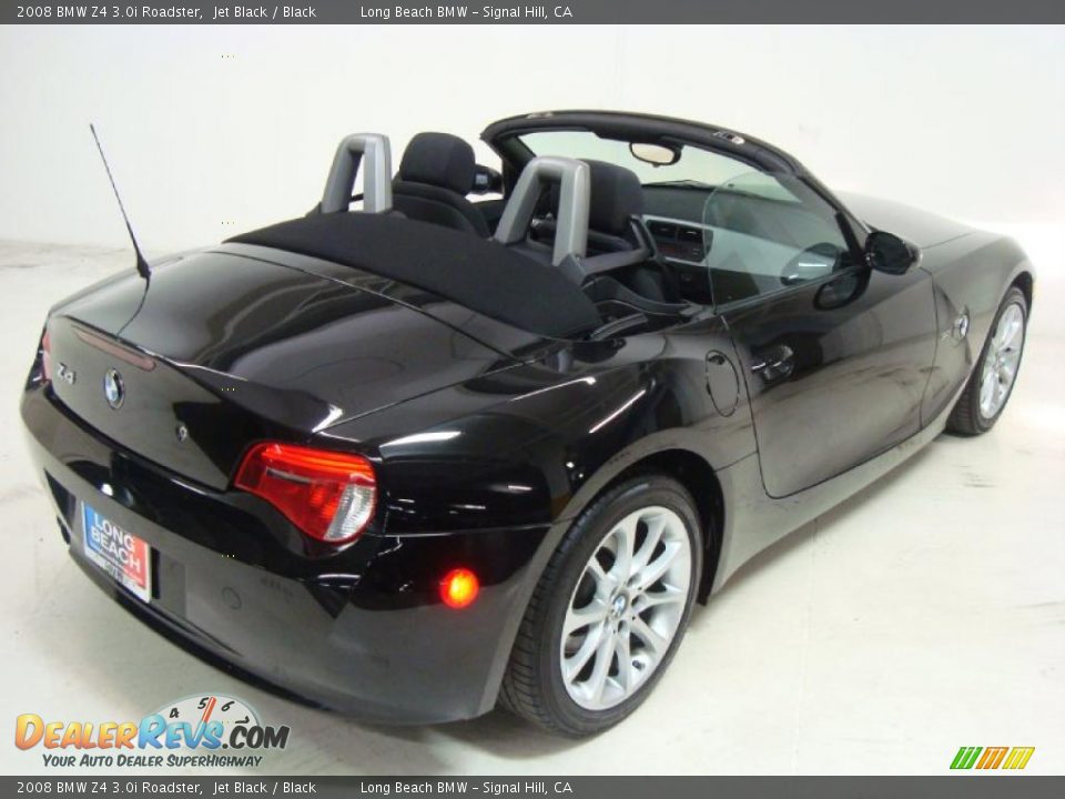 2008 BMW Z4 3.0i Roadster Jet Black / Black Photo #6