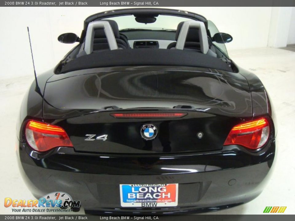 2008 BMW Z4 3.0i Roadster Jet Black / Black Photo #7