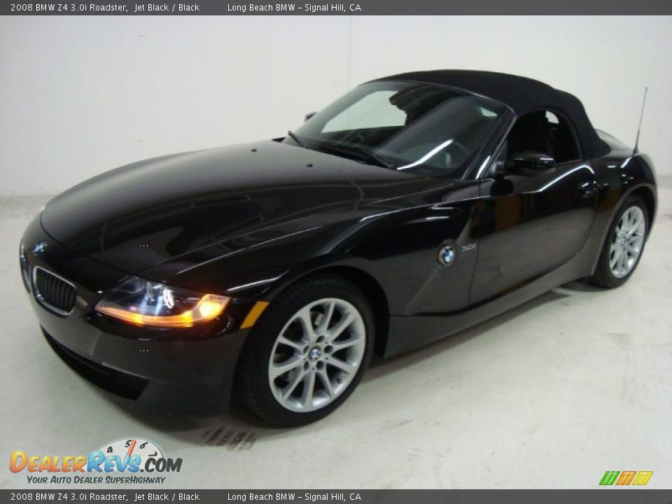 2008 BMW Z4 3.0i Roadster Jet Black / Black Photo #10