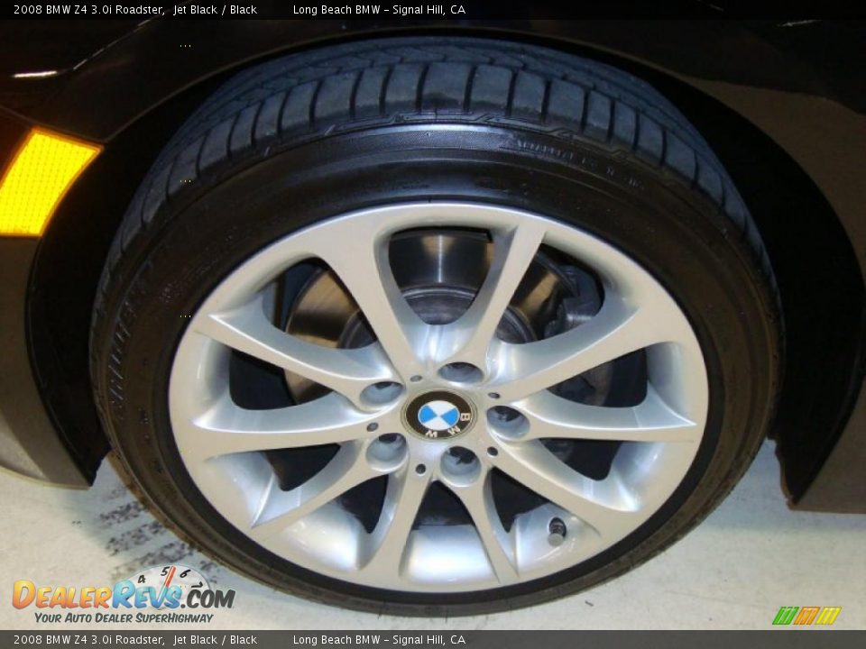 2008 BMW Z4 3.0i Roadster Jet Black / Black Photo #12