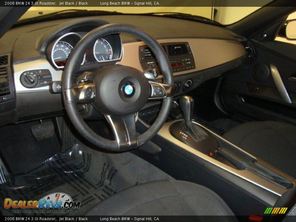 2008 BMW Z4 3.0i Roadster Jet Black / Black Photo #16