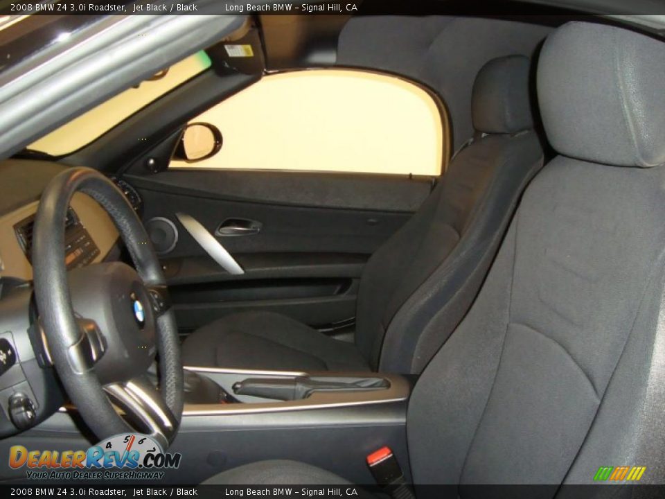 2008 BMW Z4 3.0i Roadster Jet Black / Black Photo #17