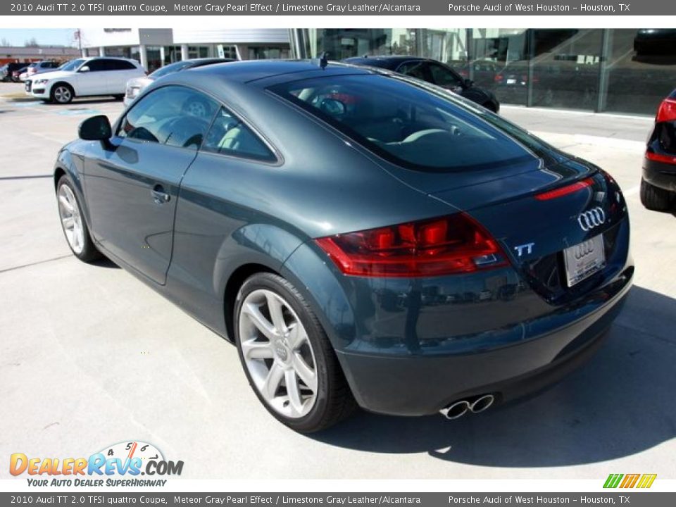 2010 Audi TT 2.0 TFSI quattro Coupe Meteor Gray Pearl Effect / Limestone Gray Leather/Alcantara Photo #5