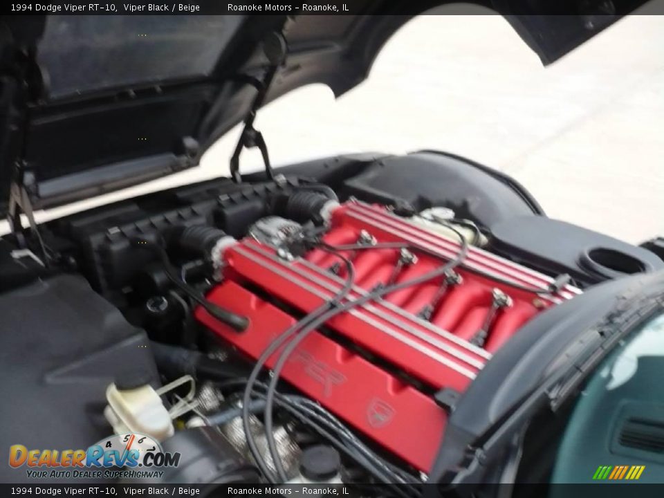 1994 Dodge Viper RT-10 Viper Black / Beige Photo #27