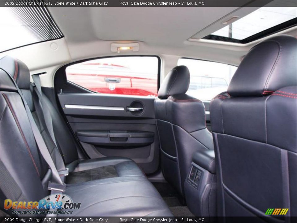 2009 Dodge Charger R/T Stone White / Dark Slate Gray Photo #9