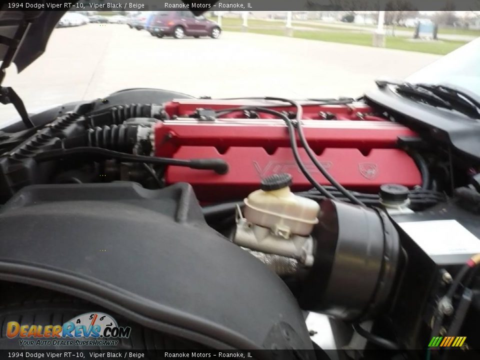 1994 Dodge Viper RT-10 Viper Black / Beige Photo #29