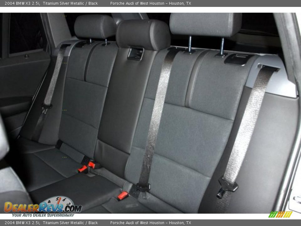 2004 BMW X3 2.5i Titanium Silver Metallic / Black Photo #7