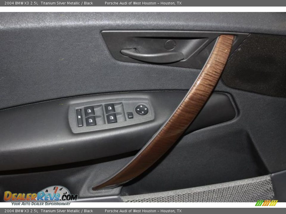 2004 BMW X3 2.5i Titanium Silver Metallic / Black Photo #16