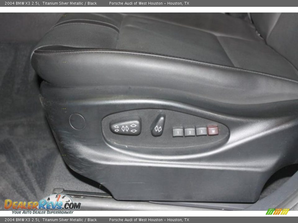2004 BMW X3 2.5i Titanium Silver Metallic / Black Photo #20