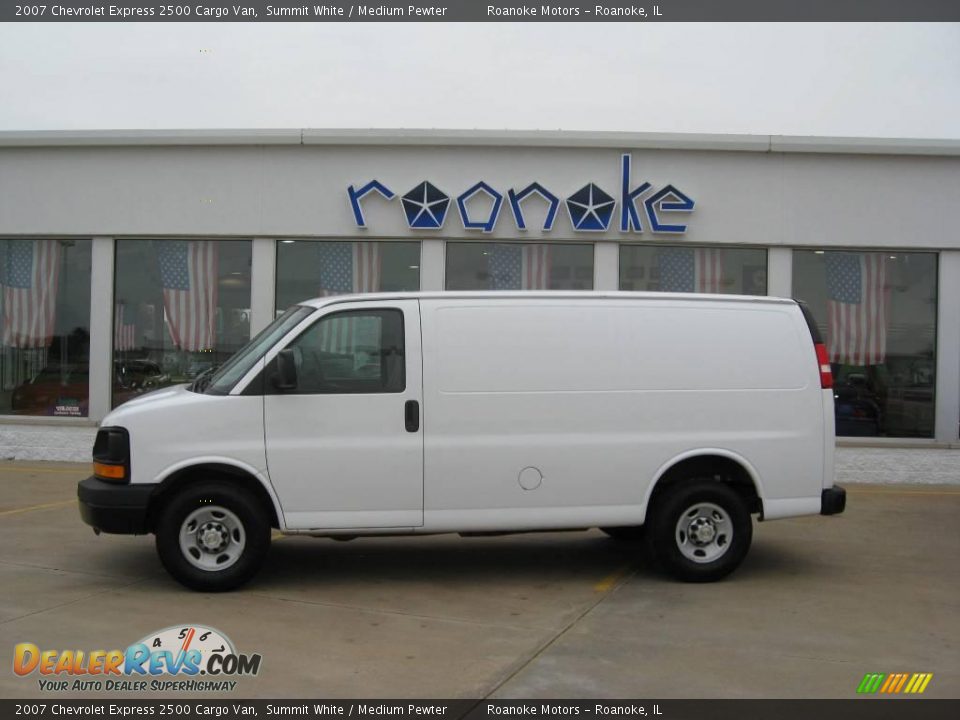 2007 Chevrolet Express 2500 Cargo Van Summit White / Medium Pewter Photo #1