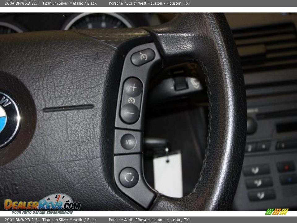 2004 BMW X3 2.5i Titanium Silver Metallic / Black Photo #21