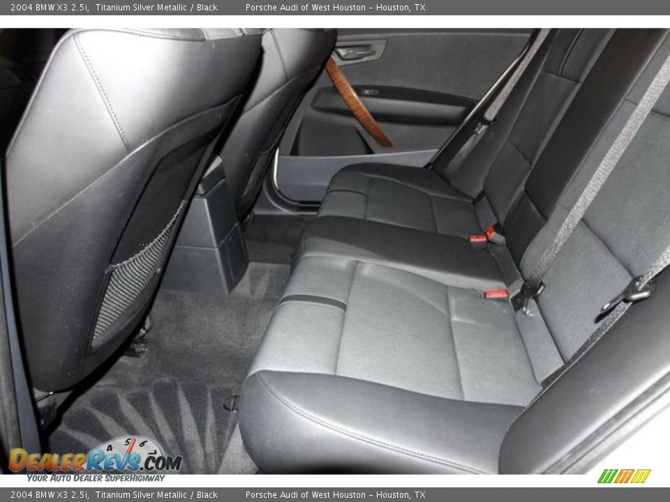 2004 BMW X3 2.5i Titanium Silver Metallic / Black Photo #28