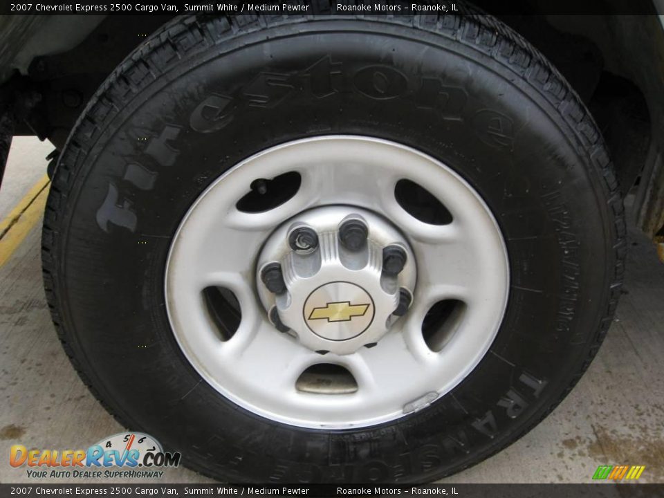 2007 Chevrolet Express 2500 Cargo Van Summit White / Medium Pewter Photo #9